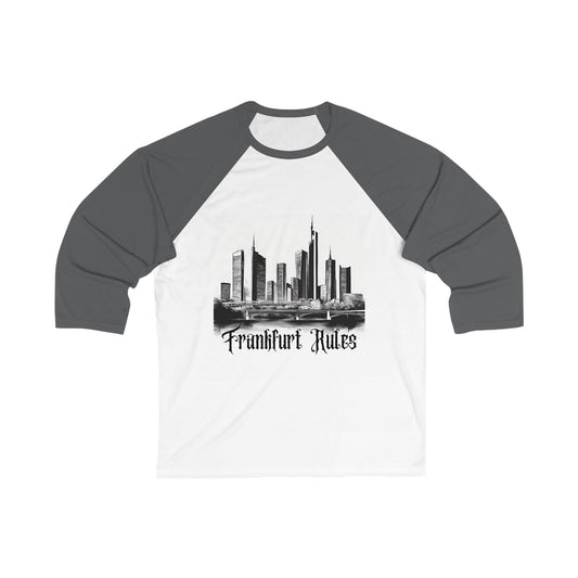 3/4 Baseball-Shirt "Frankfurt Skyline"