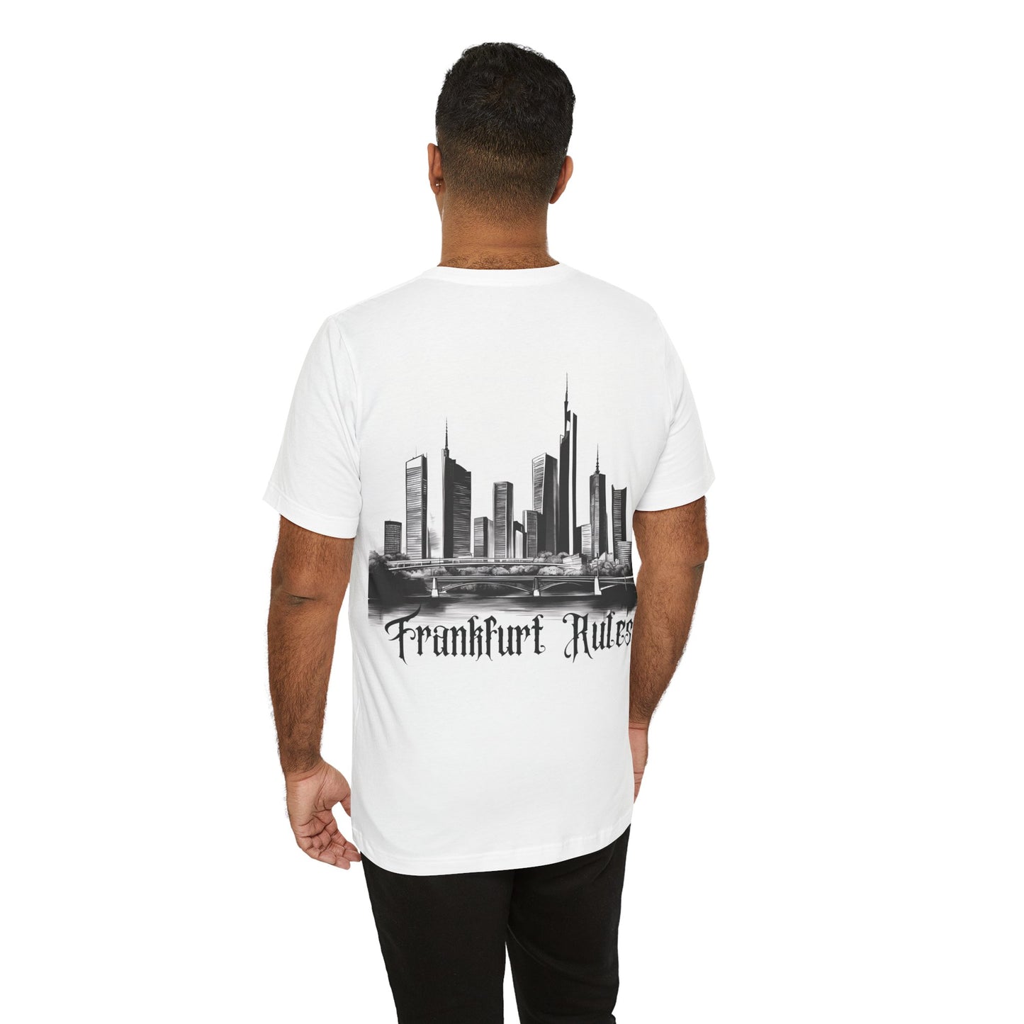 T-Shirt Skyline Frankfurt Dark Mode