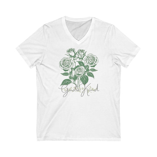 T-Shirt mit V-Ausschnitt - Bella+Canvas