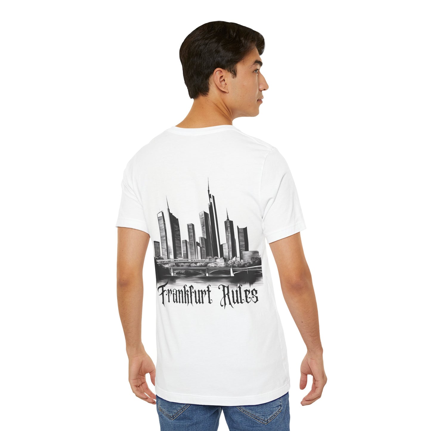 T-Shirt Skyline Frankfurt Dark Mode