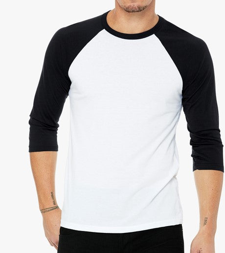 3/4 Baseball-Shirt "Frankfurt Skyline"