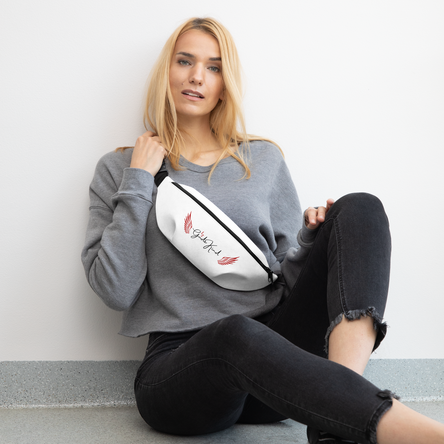 NEW Hip Bag "GudeKind" Weiss