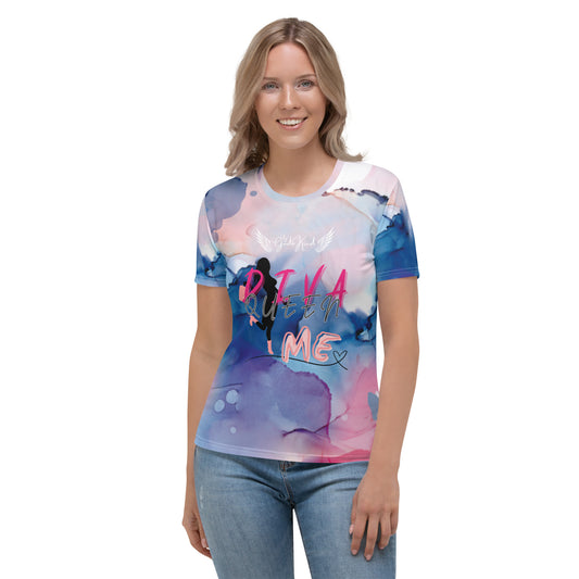 Damen-T-Shirt Batik "Queen"